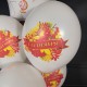Набор из белых шаров с флагом на 1 сентября