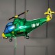 Фольгированная фигура зеленый Вертолет